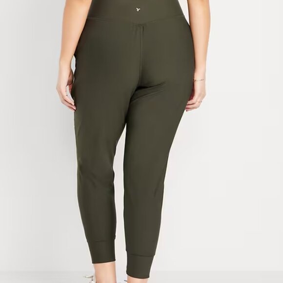 OLD NAVY High-Waisted PowerSoft Pocket Joggers- M TALL! - Picture 2 of 3